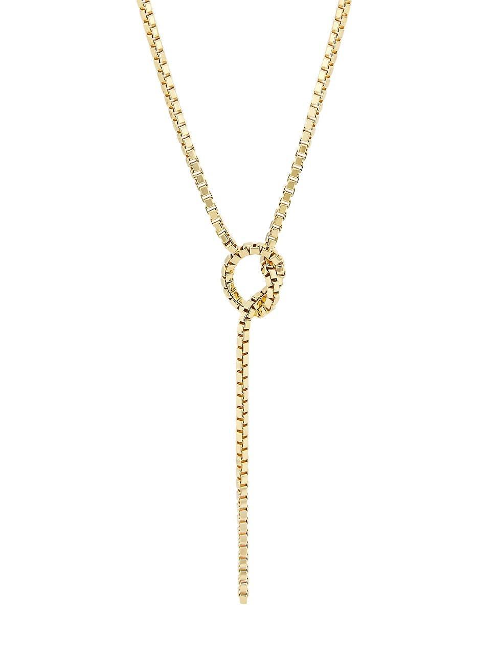 Womens Rima 14K-Gold-Plated Lariat Necklace Product Image