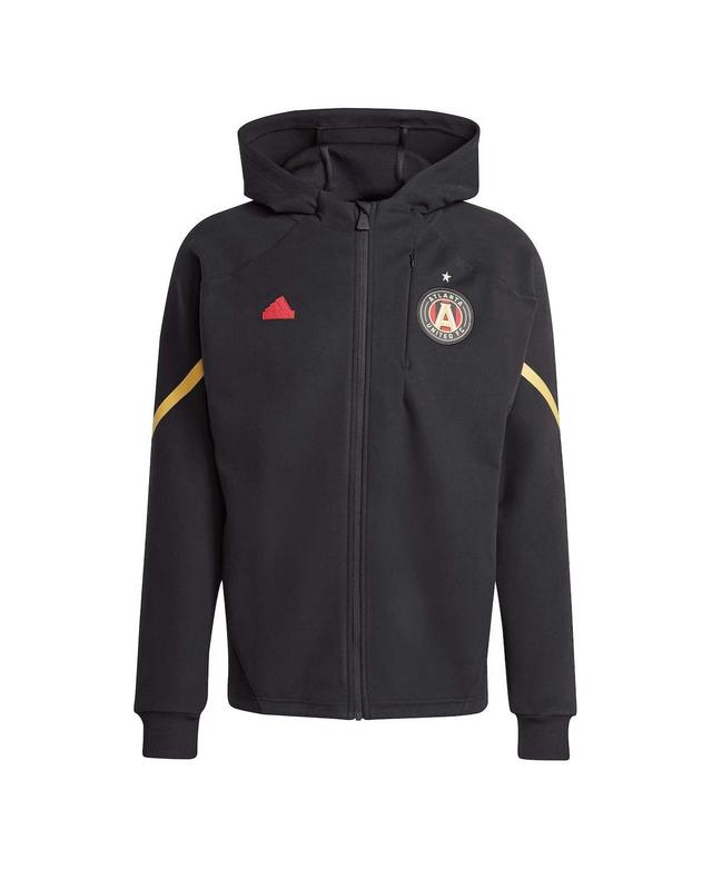 Mens adidas Black Atlanta United FC 2024 Anthem Travel Full-Zip Jacket Product Image