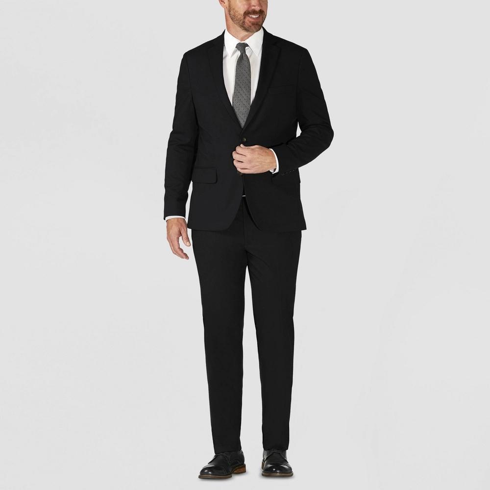 Haggar H26 Mens Tailored Fit Premium Stretch Suit Jacket - Black 36R Product Image