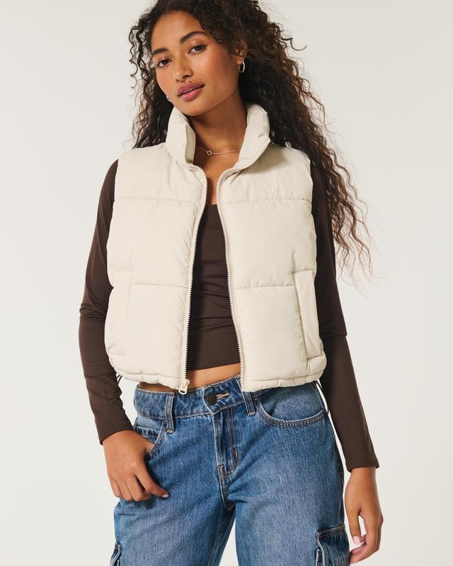 Mini Zip-Up Puffer Vest Product Image