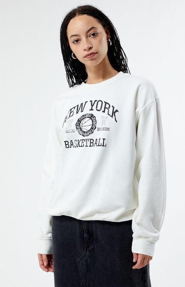 Golden Hour Women's Basketball NYC Crew Neck Sweatshirt Product Image