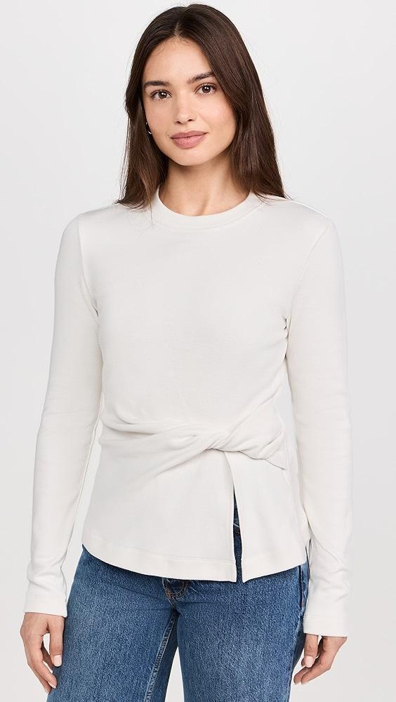 Tanya Taylor Solid Carlita Top | Shopbop product image