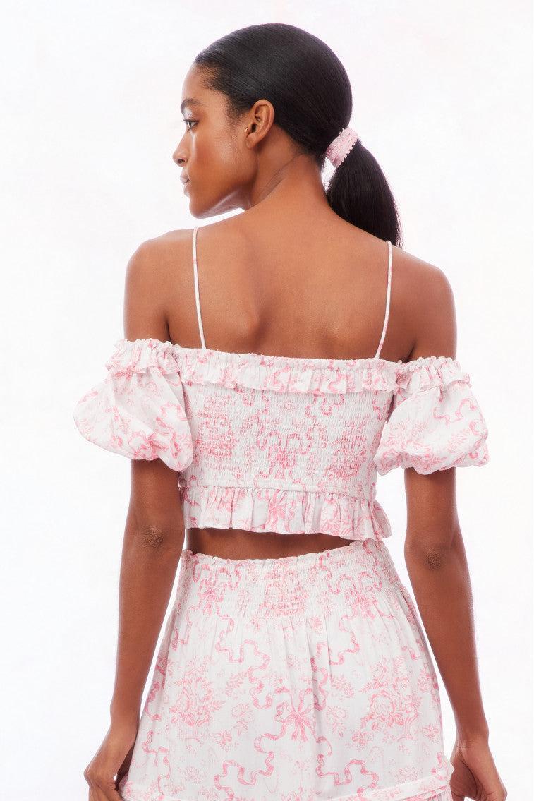 Amille Bow Off-the-Shoulder Top Product Image