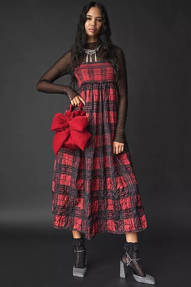 Holly Plaid Maxi Dress Product Image