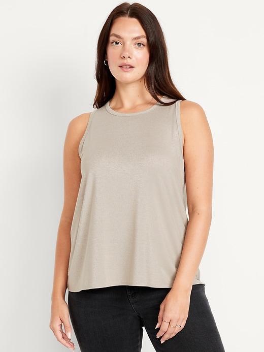 Luxe Sleeveless Shine Top Product Image