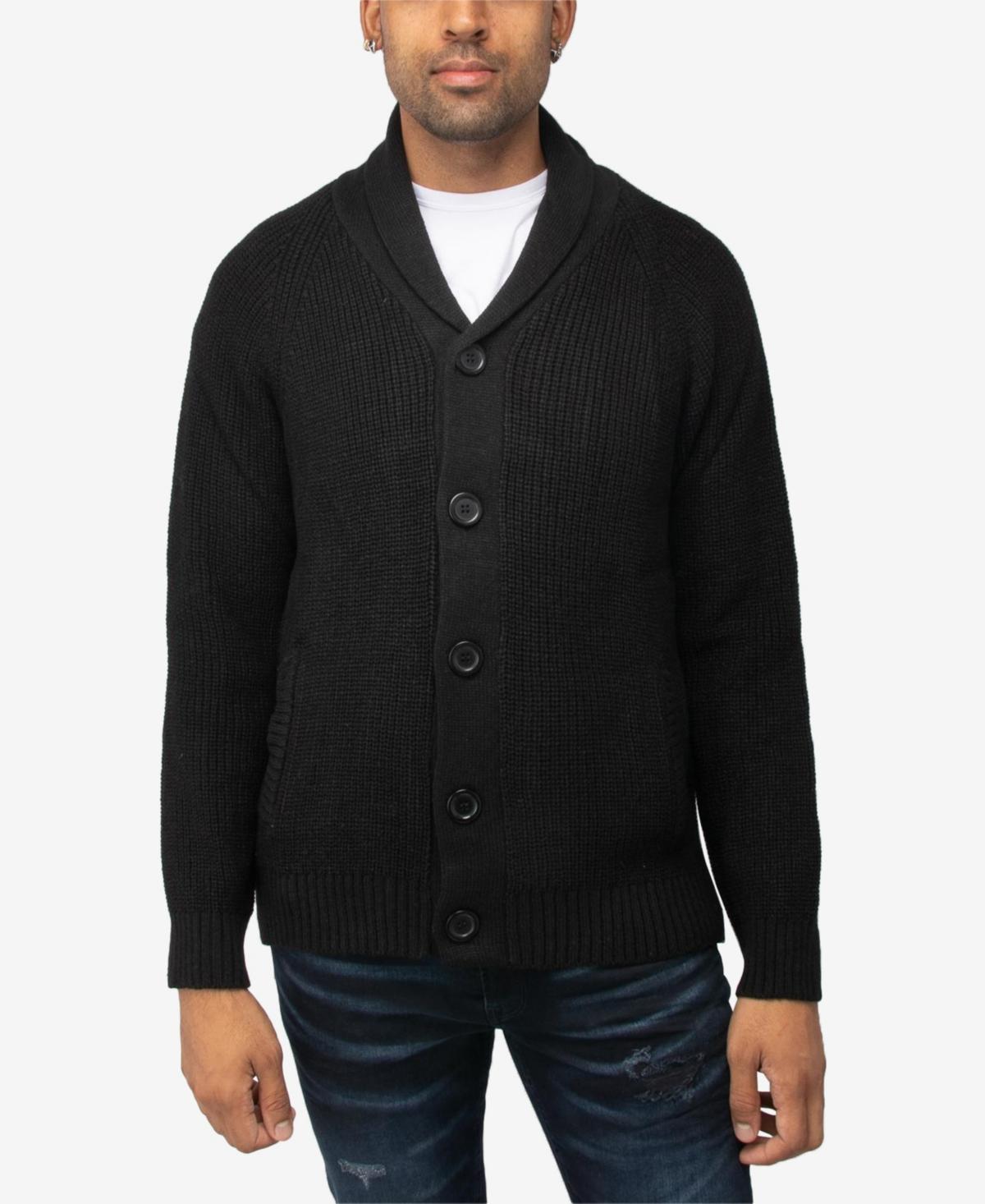 X-Ray Mens Shawl Collar Cardigan Product Image