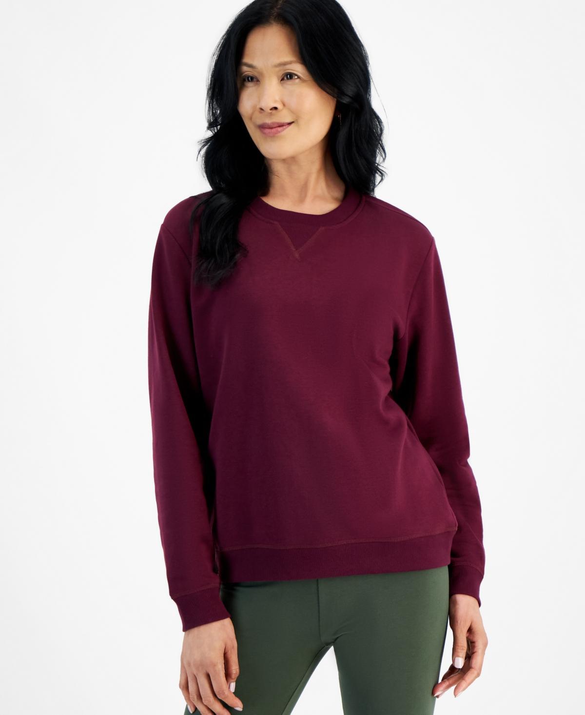 Style & Co Womens Long-Sleeve Crewneck Sweatshirt, Created for Macys Product Image