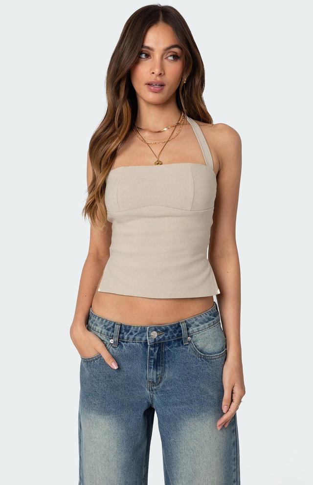 Edikted Women's Dara Halter Top Product Image