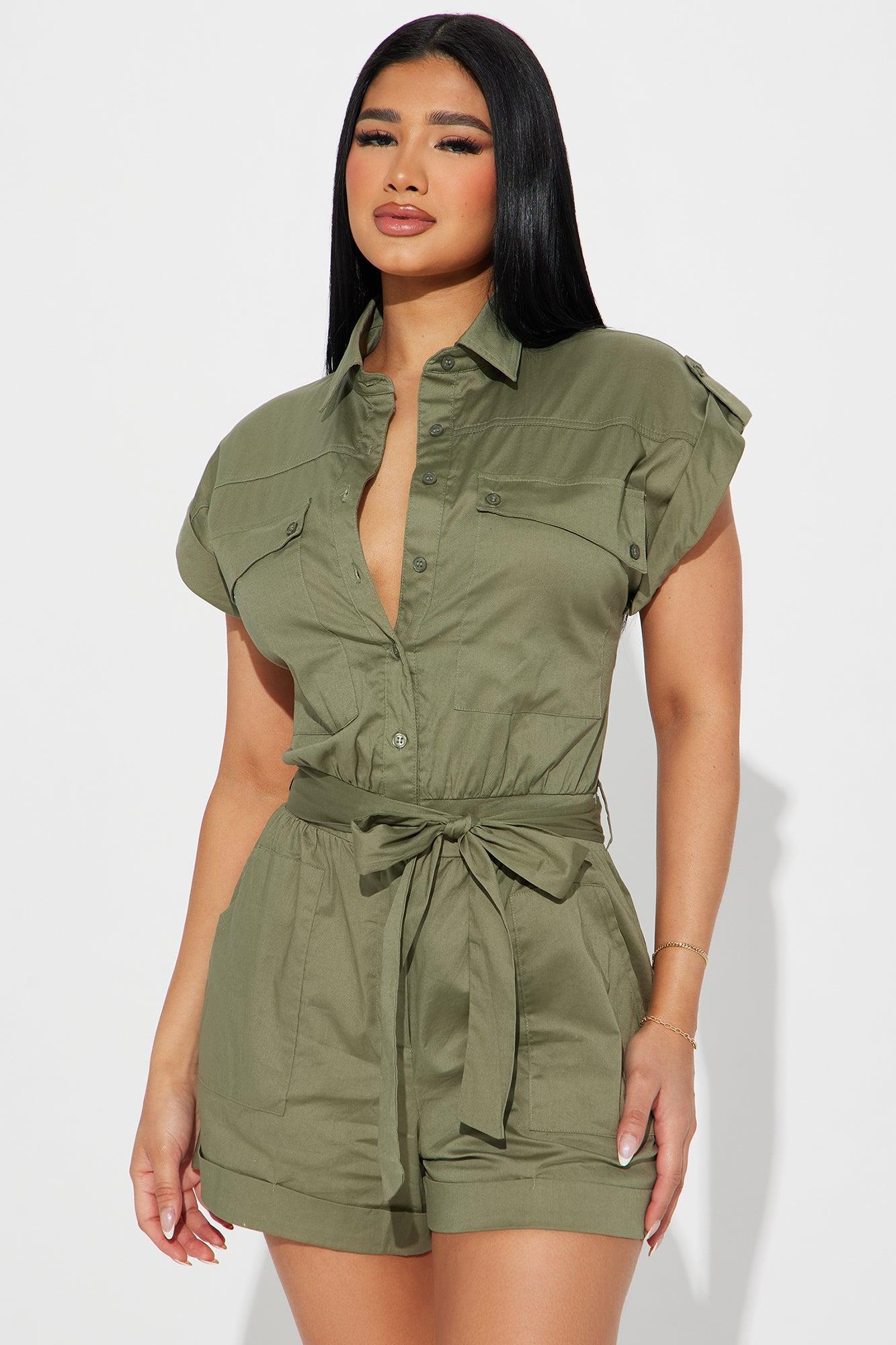 Serenity Romper - Green Product Image