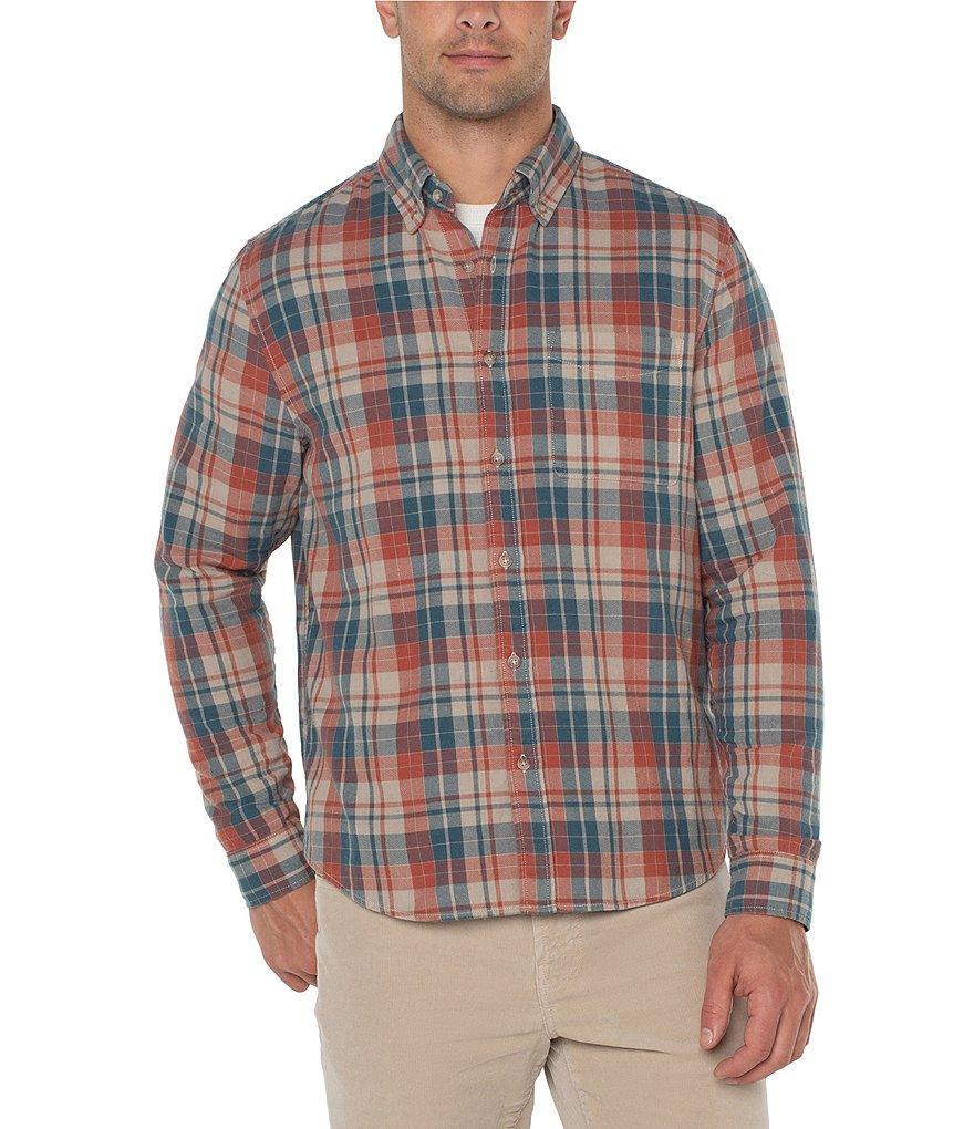 Liverpool Los Angeles Long Sleeve Plaid Woven Shirt Product Image