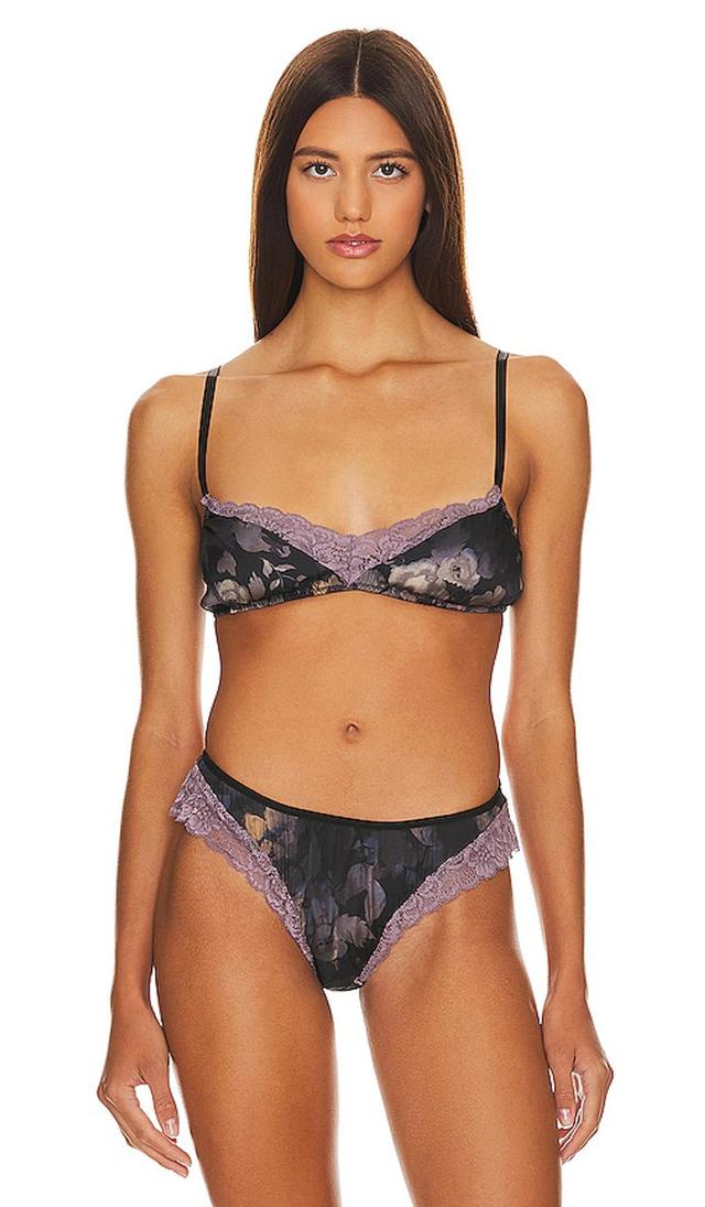 X Intimately Fp She Silky Bralette In Black Product Image