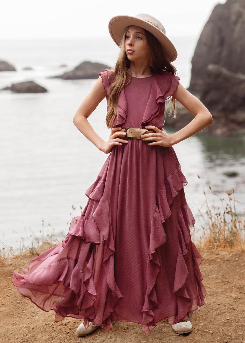 Sylviane Dress in Rosette Product Image