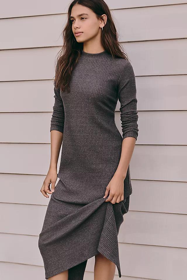 Velvet by Graham & Spencer Liz Long-Sleeve Ribbed Midi Dress Product Image