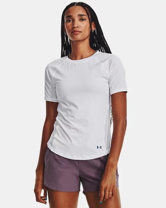 Women's UA RUSH™ Mesh Short Sleeve Product Image