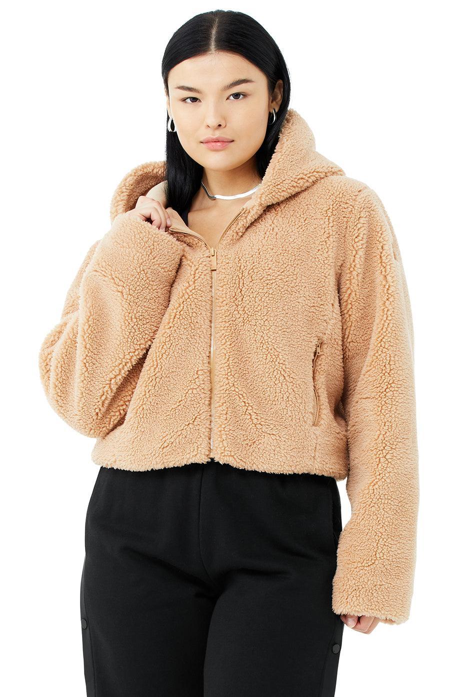 LA Sherpa Jacket - Camel Female Product Image