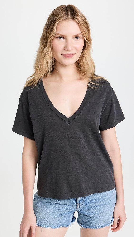 THE GREAT. The V Neck Tee | Shopbop Product Image