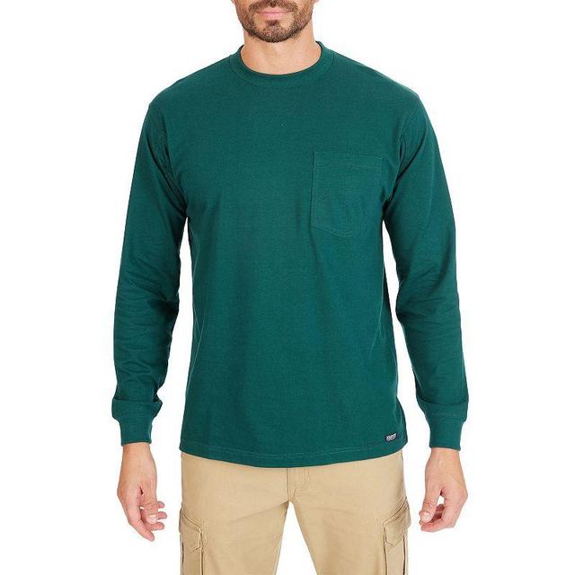 Mens Smiths Workwear Extended-Tail Pocket Tee Dark Green Product Image