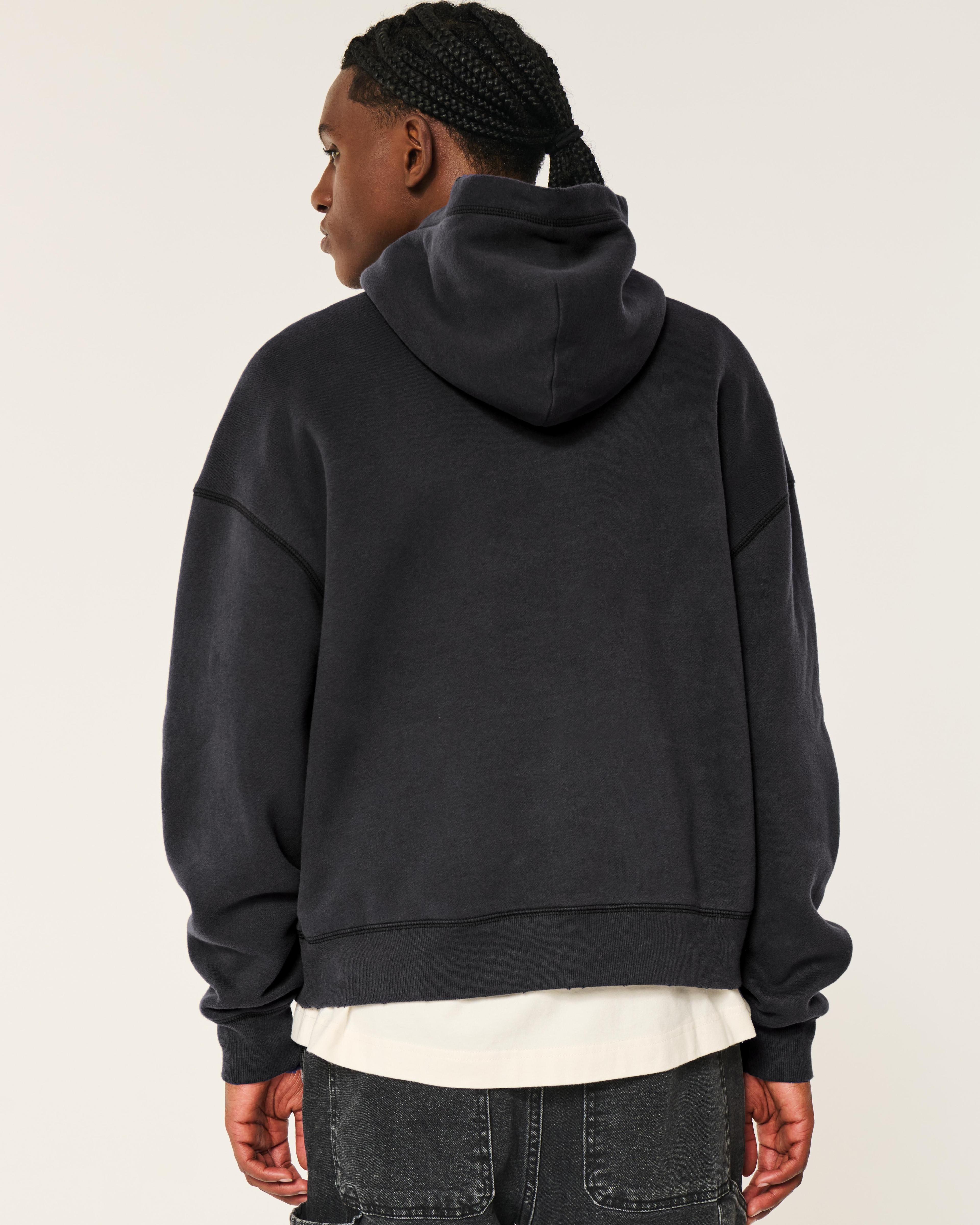 Boxy Crop Hoodie Product Image