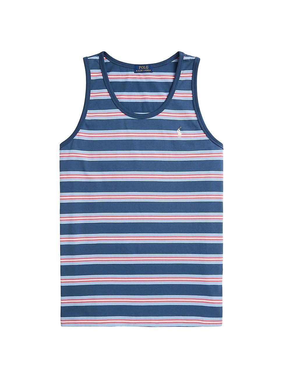 Polo Ralph Lauren Striped Jersey Tank (Clancy Multi) Men's Clothing Product Image