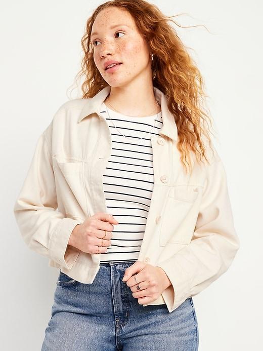 Crop Utility Jacket Product Image