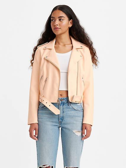 Levi's Faux Leather Moto Jacket - Women's Product Image