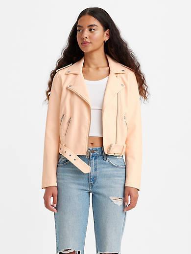 Levi's Faux Leather Moto Jacket - Women's Product Image