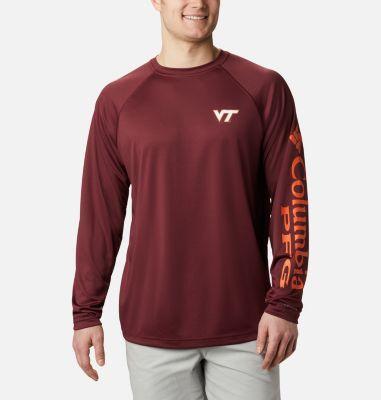 Columbia Men's Collegiate PFG Terminal Tackle Long Sleeve Shirt - Virginia Tech- Product Image