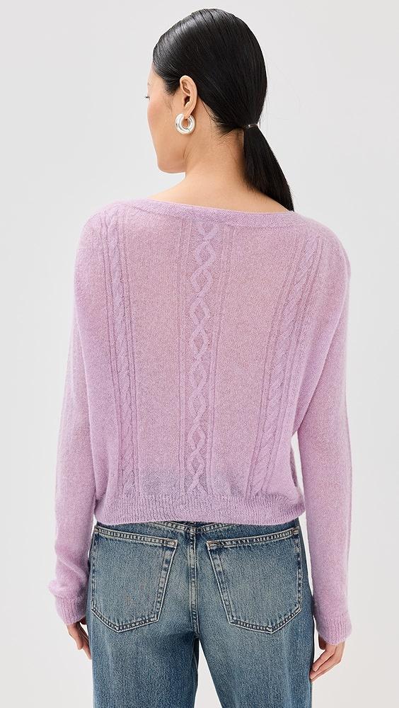 Alohas Corden Lilac Tricot Cardigan | Shopbop Product Image