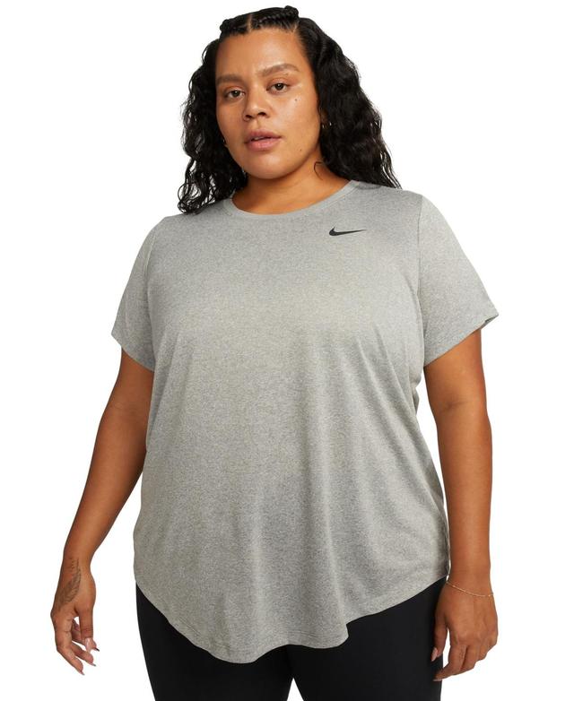 Nike Plus Size Active Dri-fit Womens Short-Sleeve Logo T-Shirt Product Image