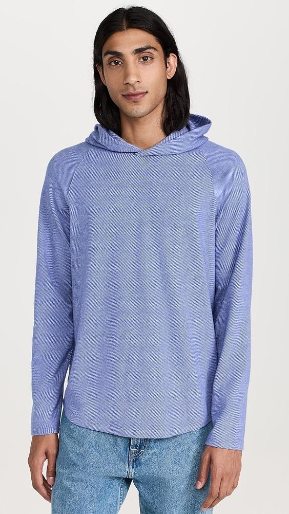 Vince Brushed Twill Knit Hoodie | Shopbop Product Image