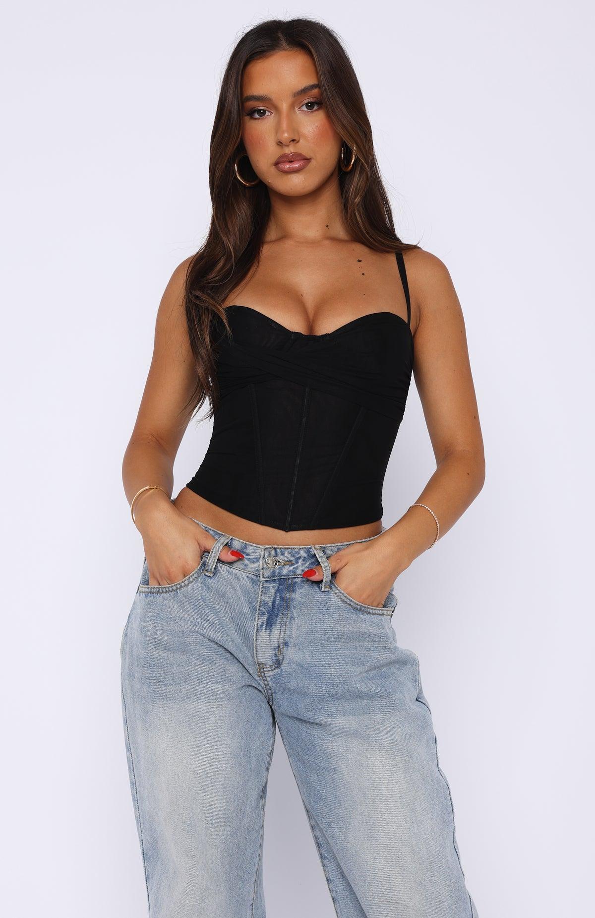 Switching It Up Bustier Black Product Image