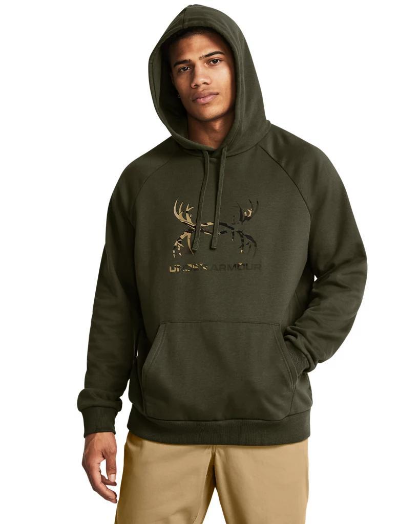 Men's UA Rival Fleece Antler Hoodie Product Image