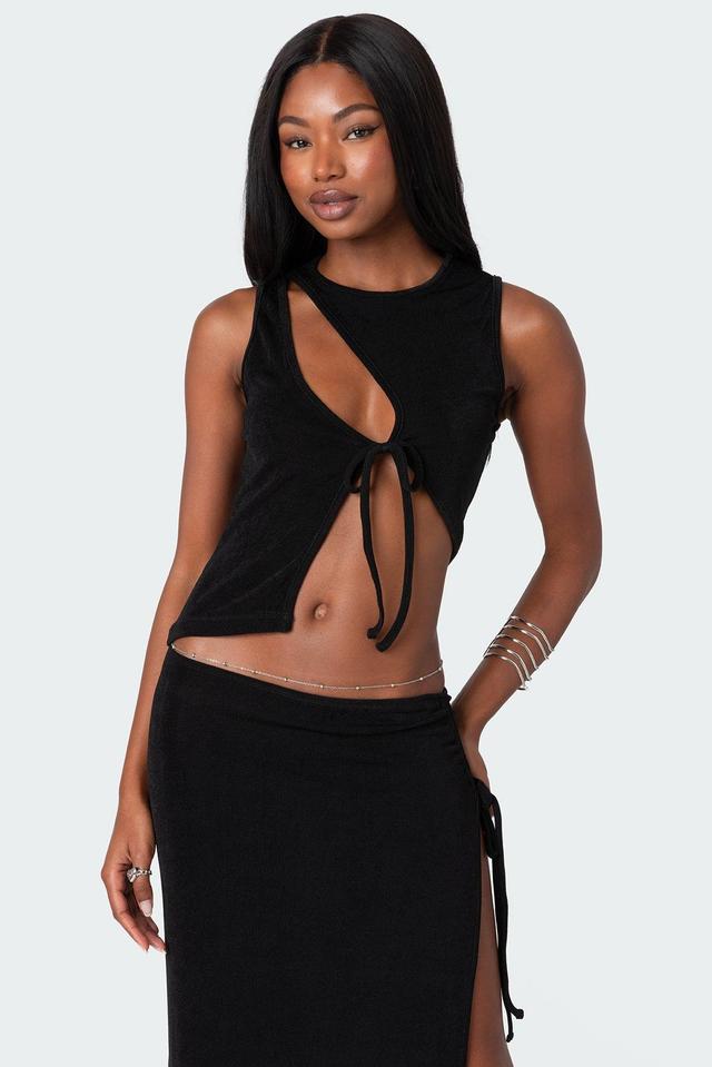 Goldie Asymmetric Cut Out Top Product Image