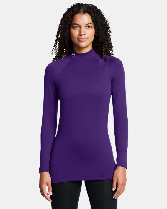 Womens ColdGear Mock Neck Long Sleeve Product Image