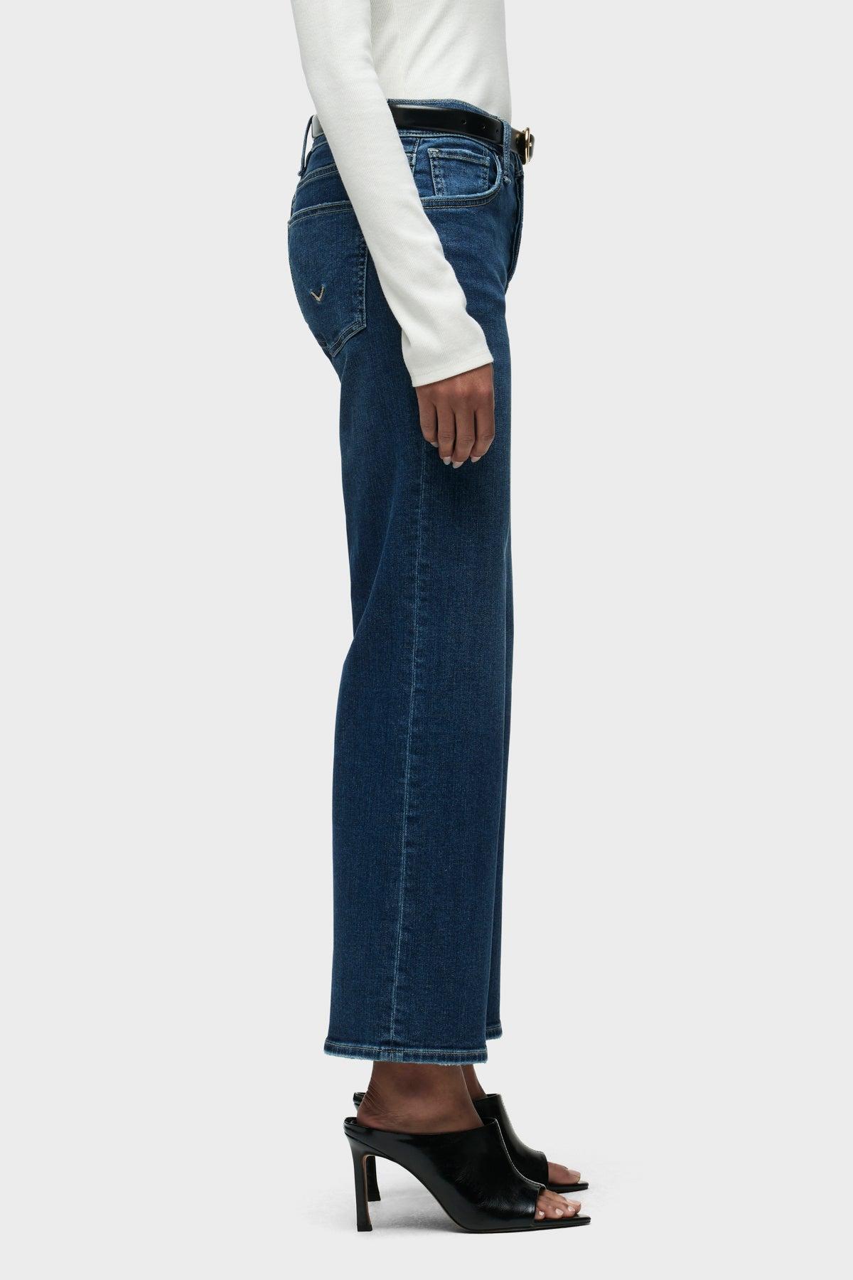 Rosie High-Rise Wide Leg Ankle Jean Female Product Image