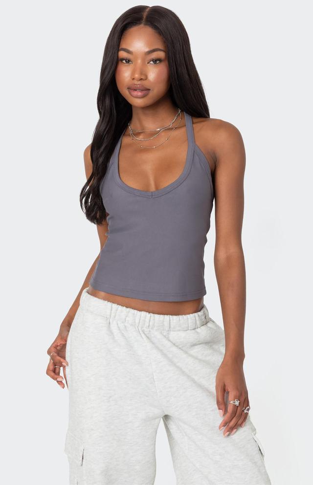 Edikted Women's Racer Back Halter Top Product Image