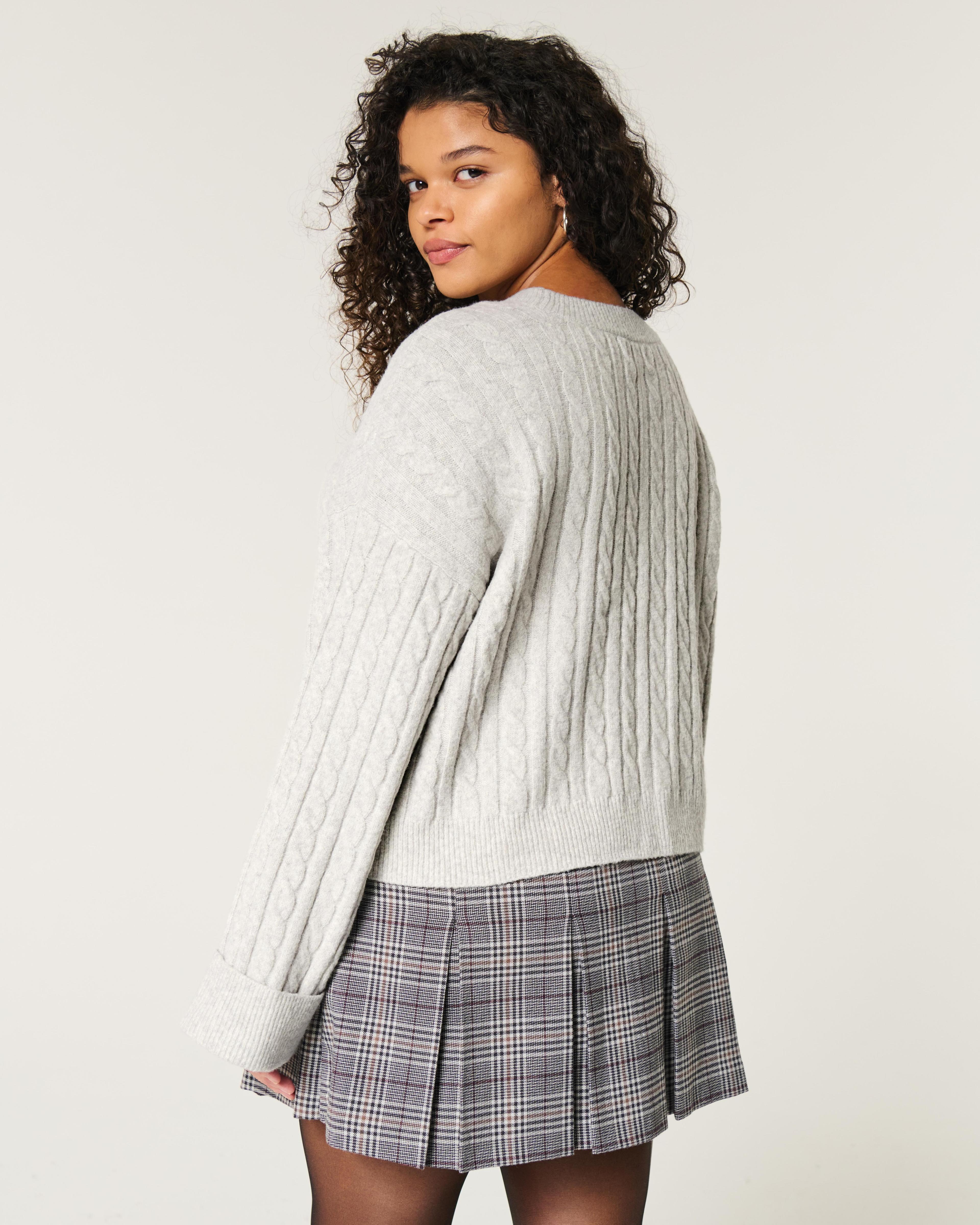 Hollister Comfy Cloud Cable-Knit Sweater Product Image