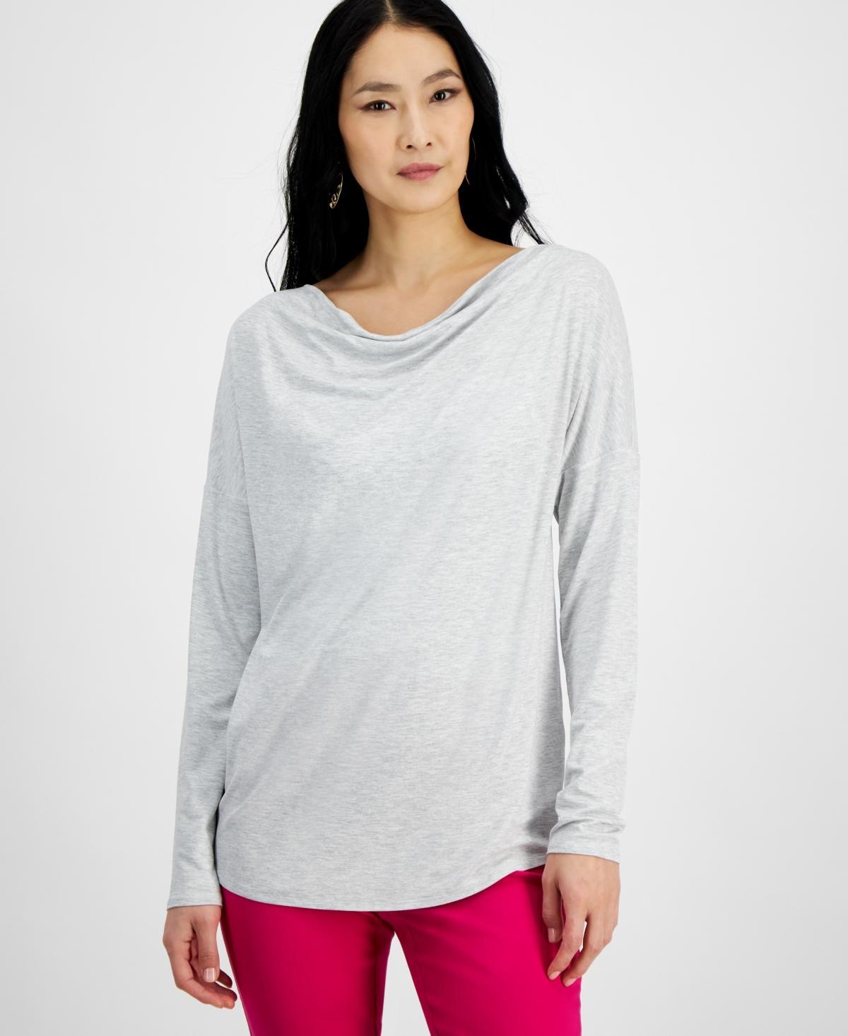 I.n.c. International Concepts Womens Cowlneck Tunic Top, Created for Macys Product Image