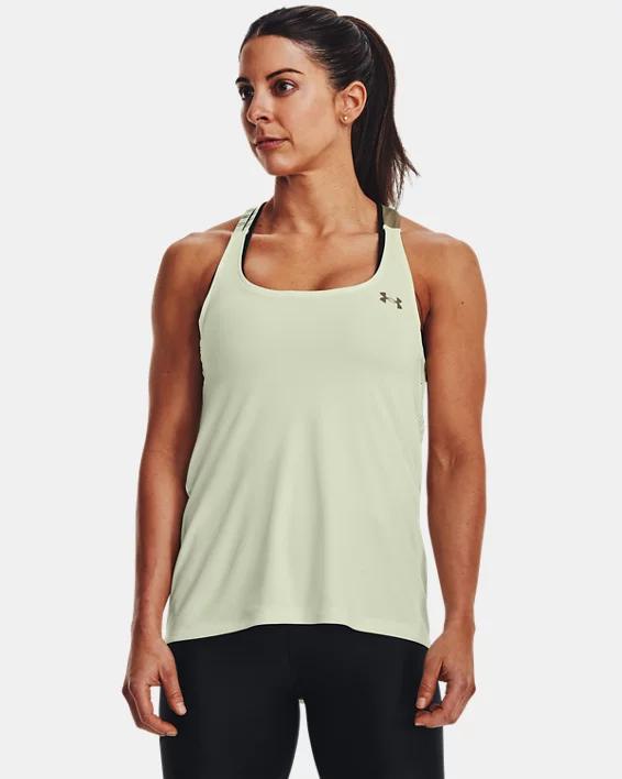 Women's HeatGear® Armour Wordmark Double Strap Tank Product Image