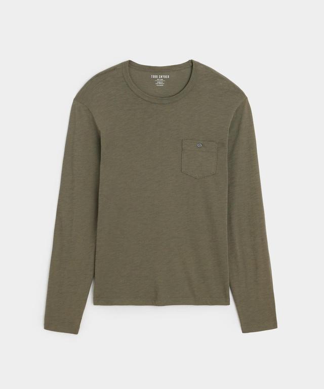 Made in L.A. Homespun Slub Long Sleeve T-Shirt Product Image