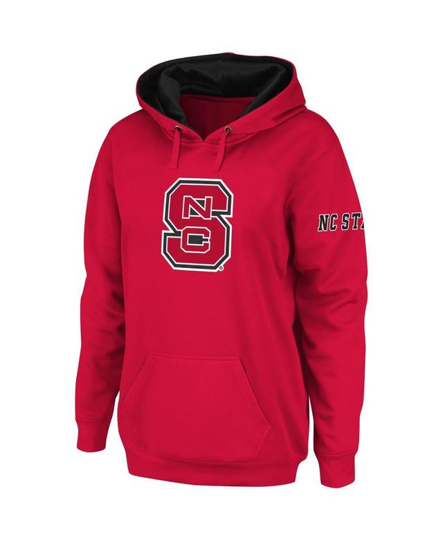 Womens Stadium Athletic Red NC State Wolfpack Big Logo Pullover Hoodie Product Image