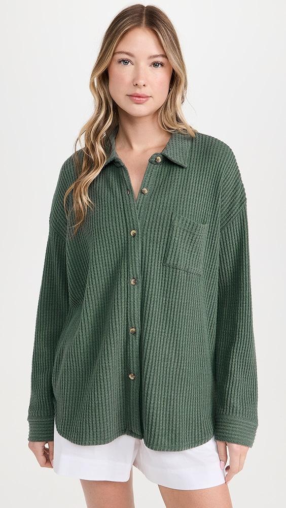 PJ Salvage Great Outdoor Long Sleeve Top | Shopbop Product Image