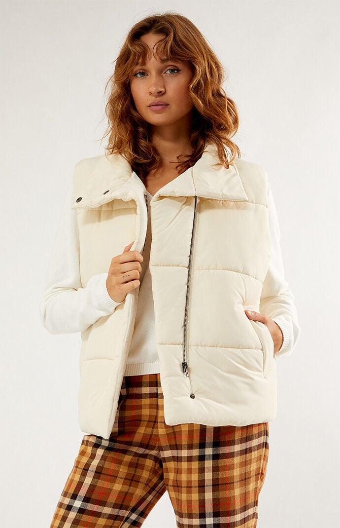 Women's Asymmetrical Puffer Vest Product Image