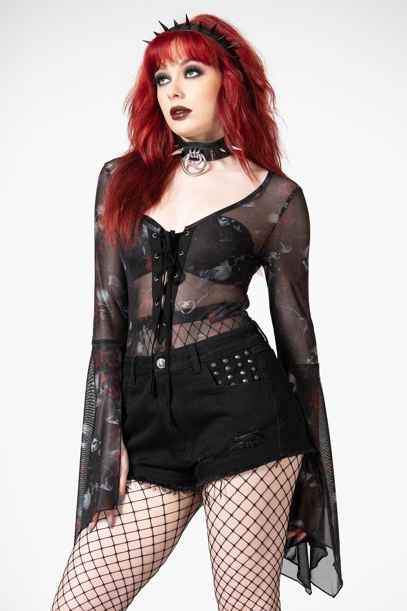 Rosabella Mesh Bodysuit Female Product Image