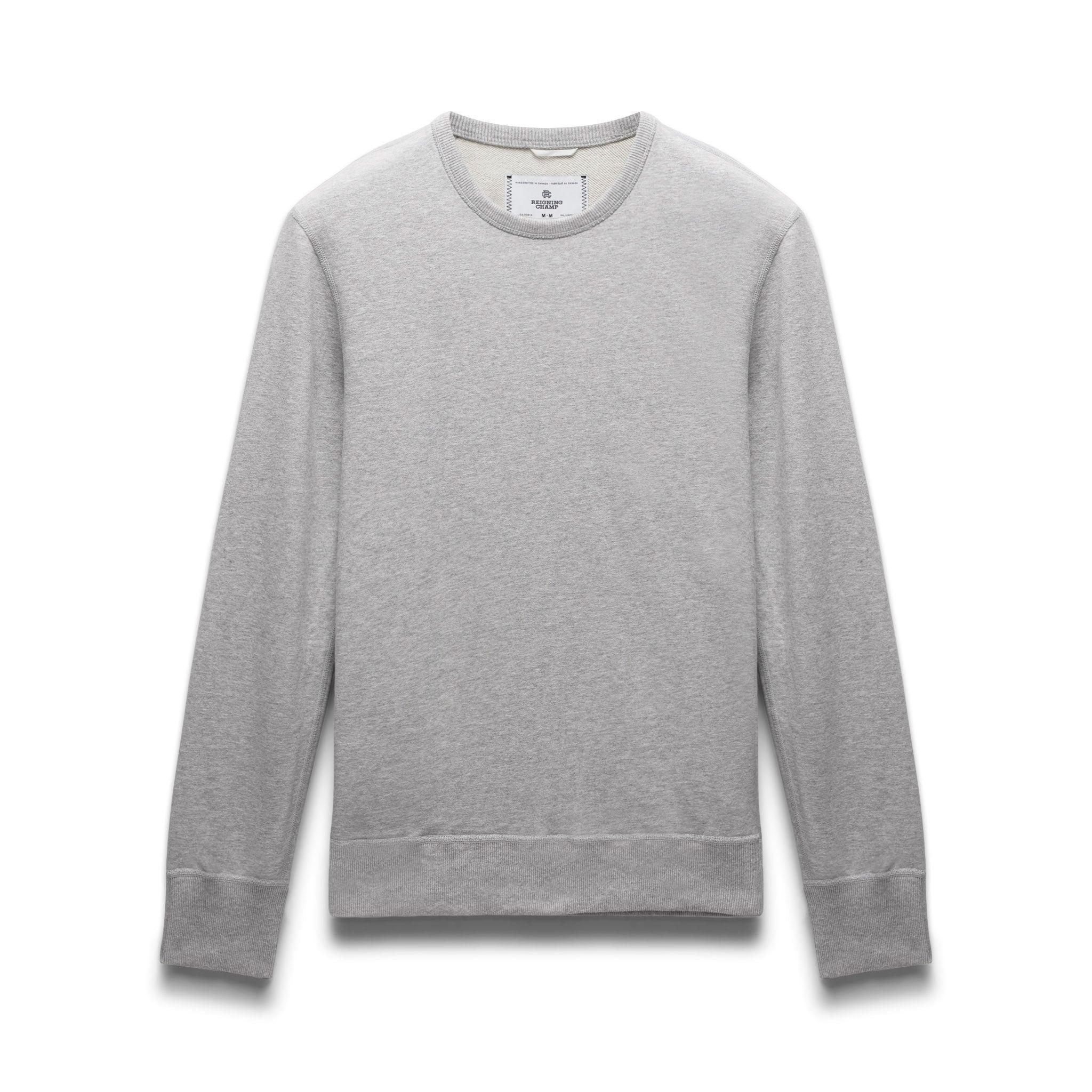 Midweight Terry Slim Crewneck Male Product Image