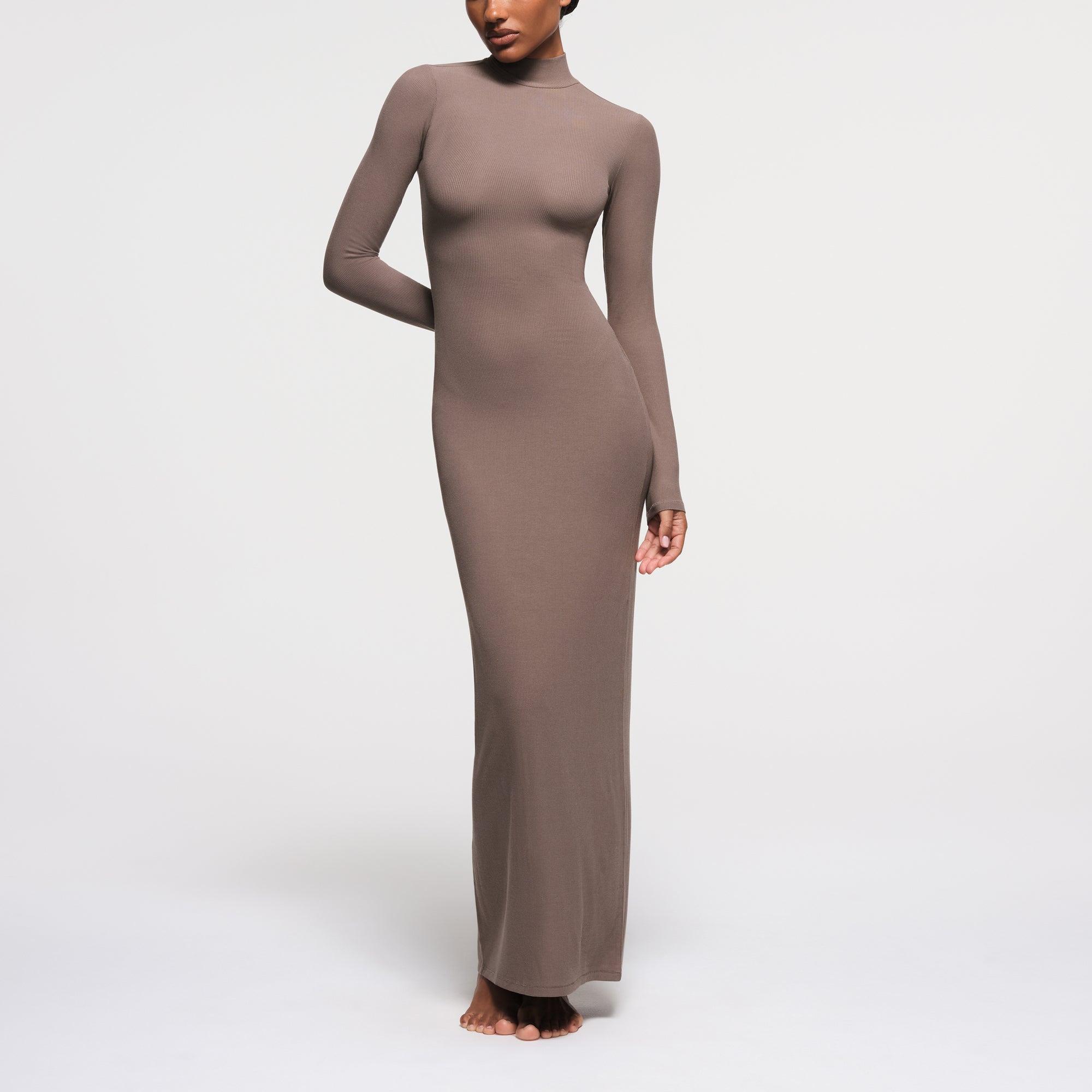 SOFT LOUNGE TURTLENECK MINI DRESS | AMETHYST Product Image