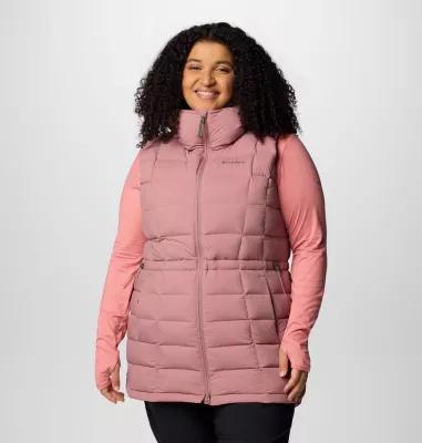 Columbia Women's Ardenwood Mid Down Hooded Vest - Plus- Product Image