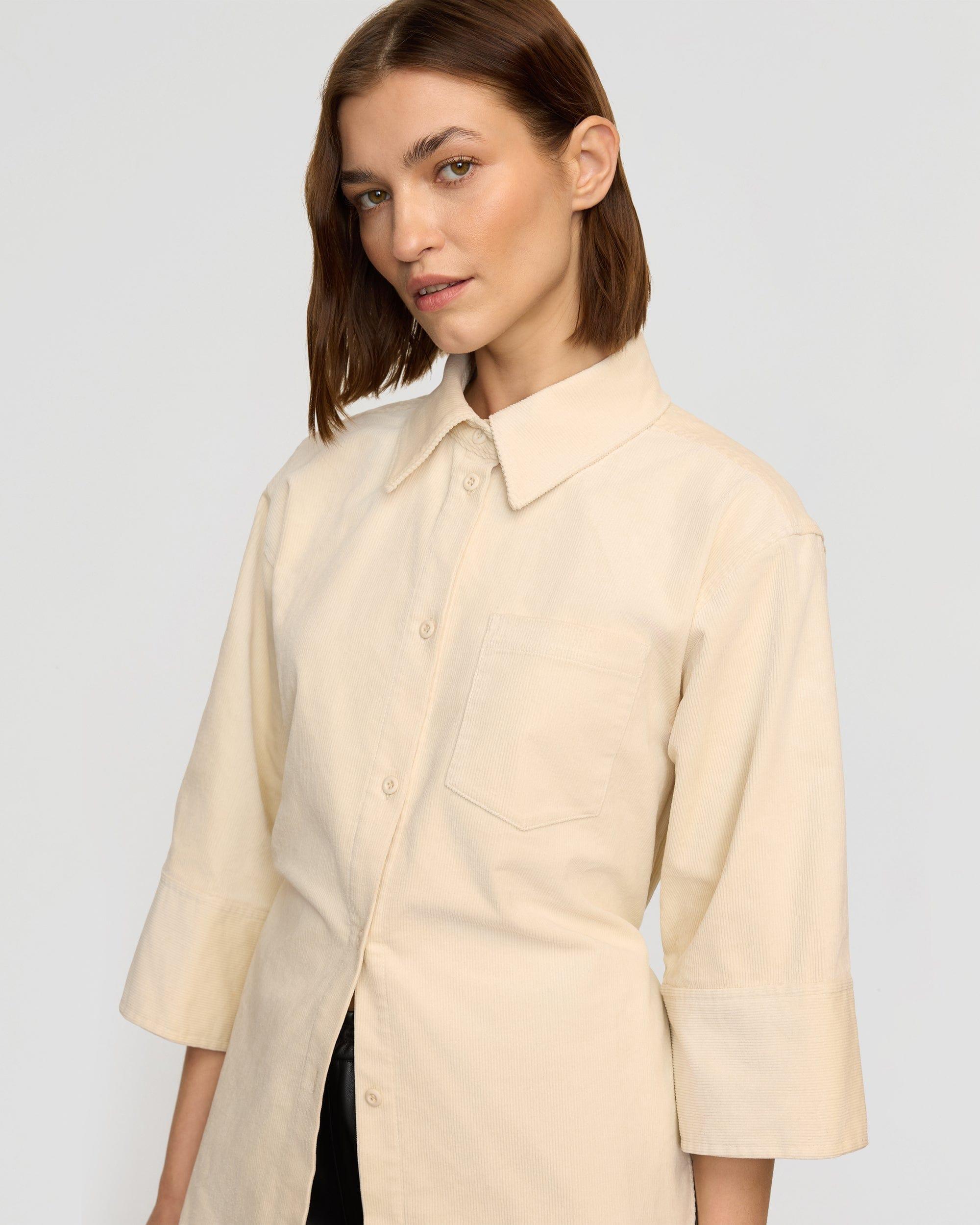 Remi Corduroy Button Shirt Product Image