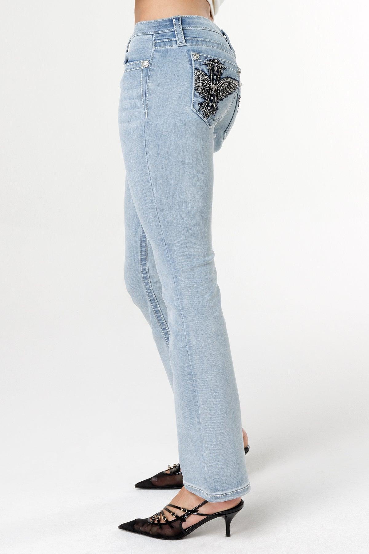 Ethereal Wings Bootcut Jeans Product Image