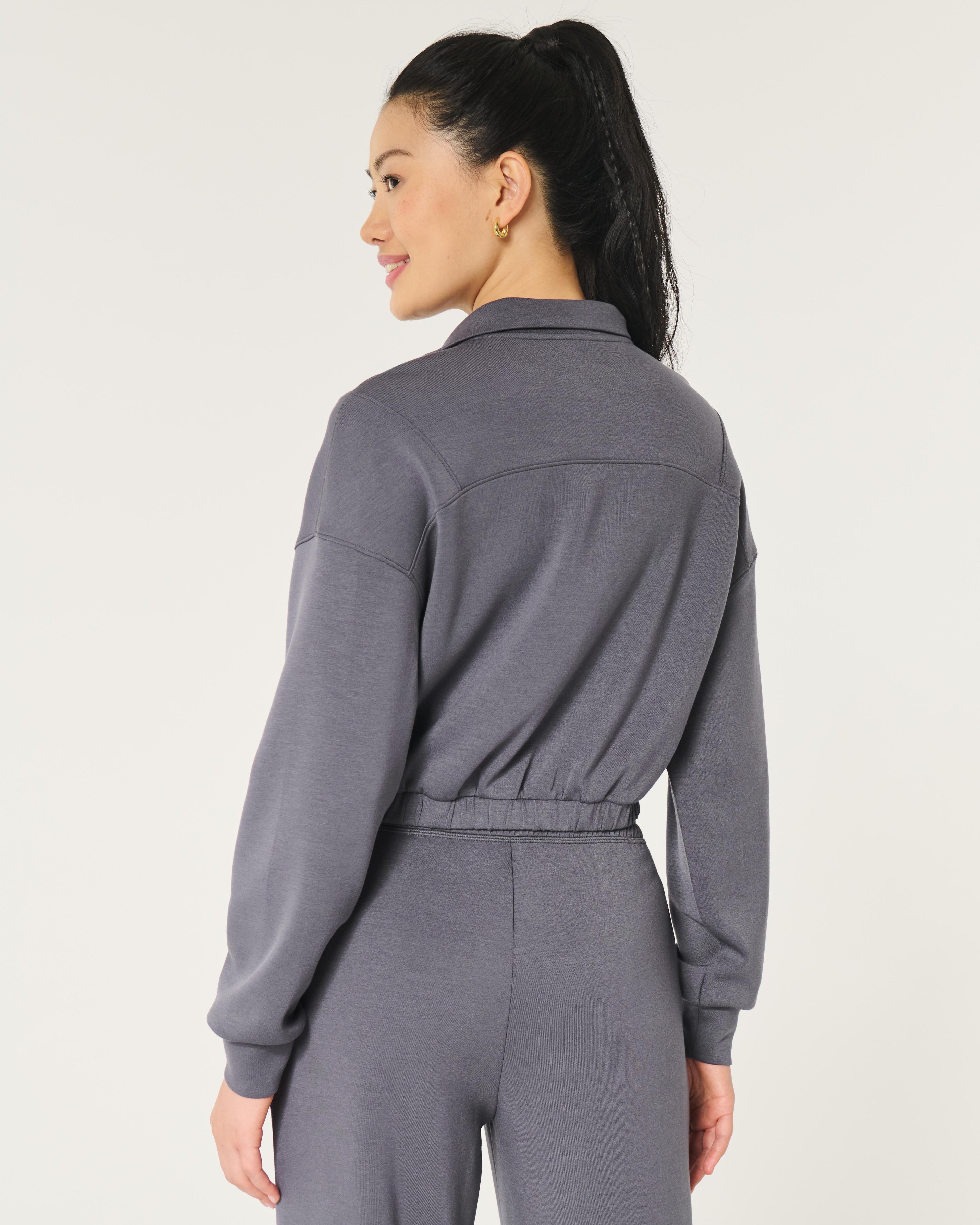 Gilly Hicks Active Cooldown Quarter-Zip Top Product Image